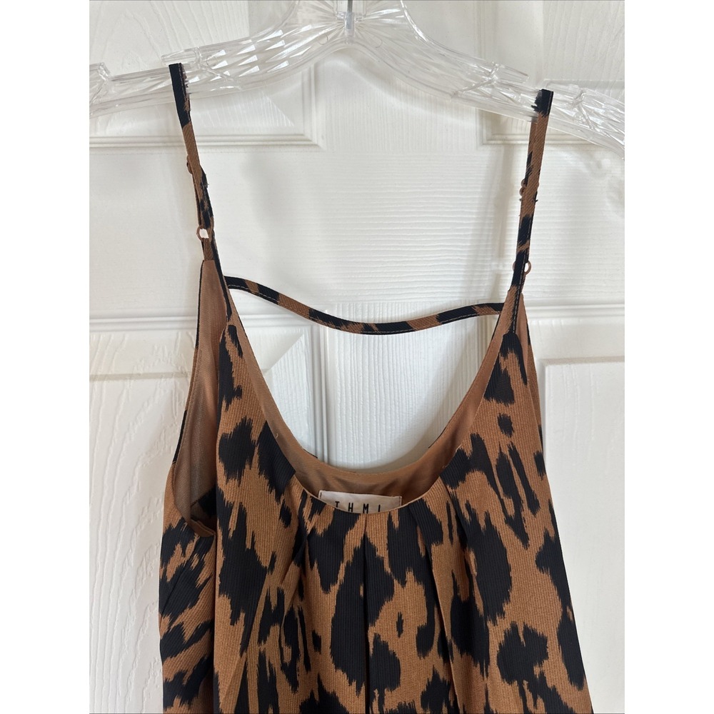 THML leopard Print‎ Slip Dress Maxi Sz Small - Picture 3 of 10